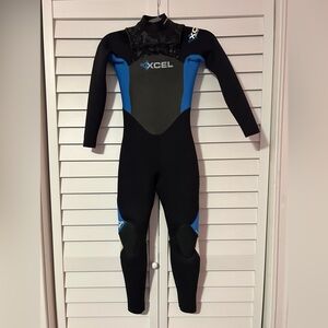 Xcel Kids Swim Wetsuit - Black and Blue